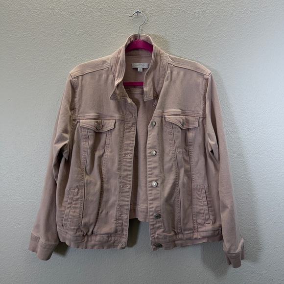 new directions Jackets & Blazers - new directions Dusty Rose Denim Jacket